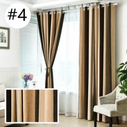 Cortina Para Casa Sob Medida Cortina Moderna Com Listras Para Sala De Estar