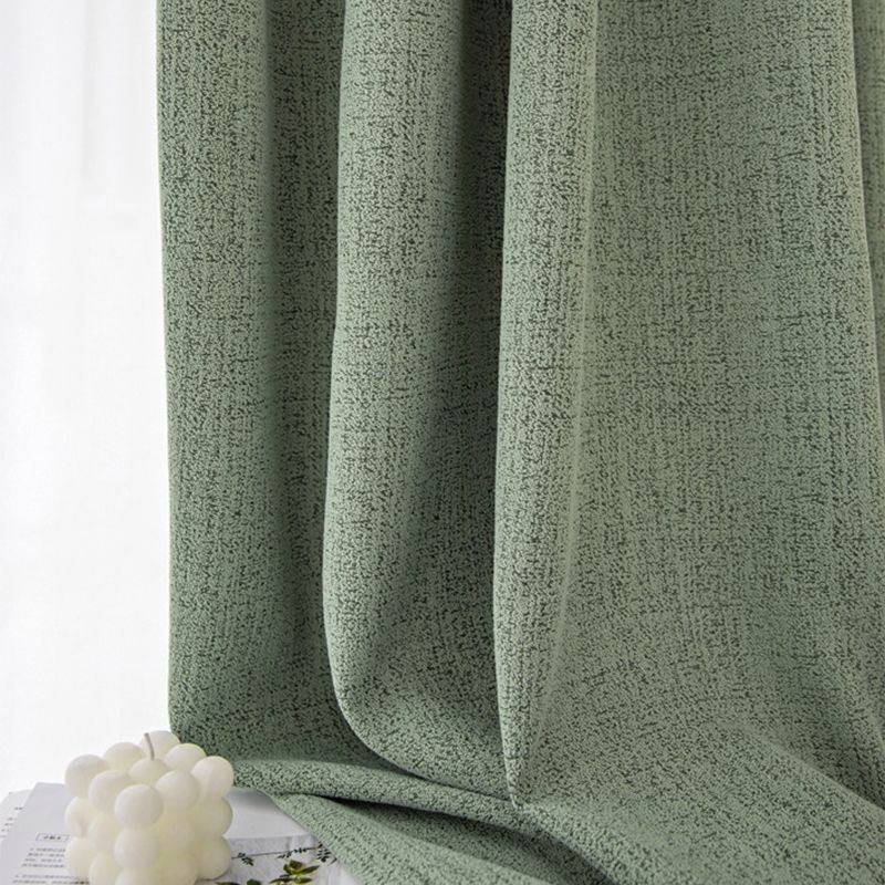Cortinas De Cor Sólida Elegantes Para Janelas De Quarto E Sala De Estar