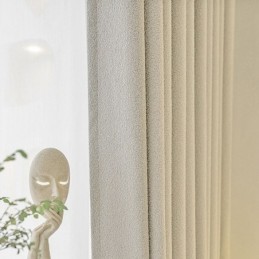 Cortinas De Cor Sólida Elegantes Para Janelas De Quarto E Sala De Estar