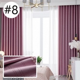 Cortina Blackout De Polipropileno Sob Medida Com Painel De Cortina Em Relevo De Diamante Para Sala De Estar E Quarto