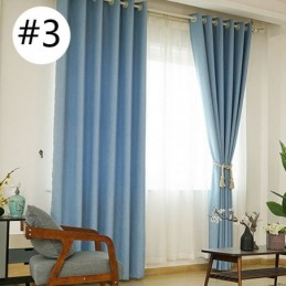 Cortina Blackout Moderna Feita Sob Medida, Cor Sólida, Para Sala De Estar E Quarto