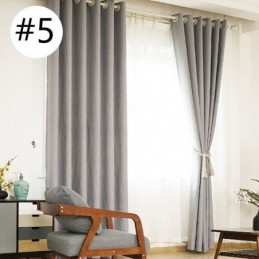 Cortina Blackout Moderna Feita Sob Medida, Cor Sólida, Para Sala De Estar E Quarto