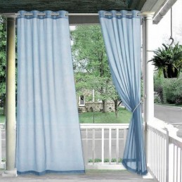 Cortinas Transparentes Para Áreas Externas, Cortinas De Voile À Prova D'Água Para Privacidade Em Pérgola E Varanda
