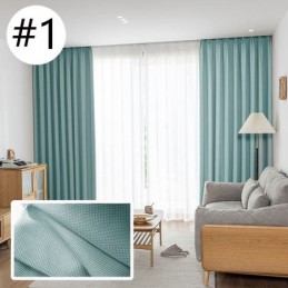 Cortinas Blackout De Alta Precisão Sala De Estar Quarto Hotel Cor Sólida