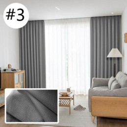 Cortinas Blackout De Alta Precisão Sala De Estar Quarto Hotel Cor Sólida