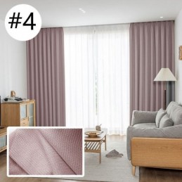 Cortinas Blackout De Alta Precisão Sala De Estar Quarto Hotel Cor Sólida