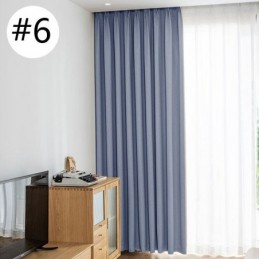 Cortinas Blackout De Alta Precisão Sala De Estar Quarto Hotel Cor Sólida