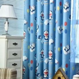 Cortina Blackout Sob Medida Com Estampa De Desenho Animado Para Quarto Infantil