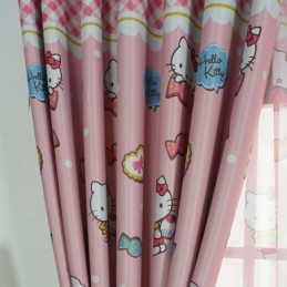 Cortinas Blackout Infantis Com Estampa De Gato, Linda Cortina Para Janela De Quarto De Menina Feita Sob Medida