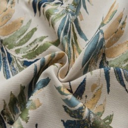 Cortina Blackout Thicken Max Feita Sob Medida Cortina Jacquard Com Folhas De Bananeira Verde Para Escurecer Ambientes