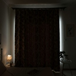 Cortina Blackout Thicken Max Feita Sob Medida Cortina Jacquard Com Folhas De Bananeira Verde Para Escurecer Ambientes