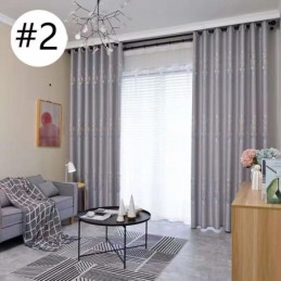 Cortina Jacquard Europeia Feita Sob Medida, Cortina Blackout Moderna E Personalizada Para Sala De Estar