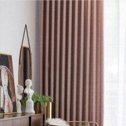 Cortina Para Casa Feita Sob Medida Cortina Estilo Nórdico Cor Sólida