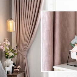 Cortina Para Casa Feita Sob Medida Cortina Estilo Nórdico Cor Sólida