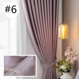 Cortina Para Casa Feita Sob Medida Cortina Estilo Nórdico Cor Sólida