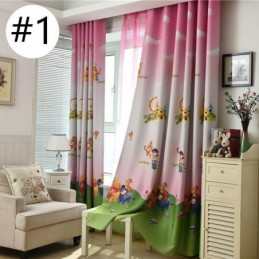 Cortina Blackout De Desenho Animado Feita Sob Medida Cortina Com Estampa Do Ursinho Pooh Para Quarto De Criança