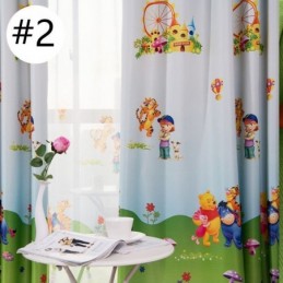 Cortina Blackout De Desenho Animado Feita Sob Medida Cortina Com Estampa Do Ursinho Pooh Para Quarto De Criança