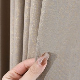 Cortina Bronzeada Simples Feita Sob Medida Cortina Blackout De Cor Pura Para Quarto E Sala De Estar
