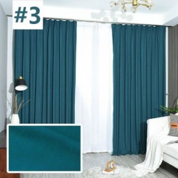 Cortina Bronzeada Simples Feita Sob Medida Cortina Blackout De Cor Pura Para Quarto E Sala De Estar