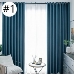Cortinas Blackout De Linho De Luxo, Cor Sólida, Feita Sob Medida, Para Quarto E Sala De Estar