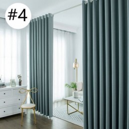 Cortinas Blackout De Linho De Luxo, Cor Sólida, Feita Sob Medida, Para Quarto E Sala De Estar