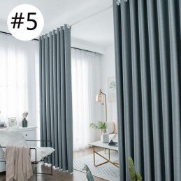Cortinas Blackout De Linho De Luxo, Cor Sólida, Feita Sob Medida, Para Quarto E Sala De Estar