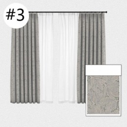 Cortinas Blackout Elegantes Com Estampa De Folhas Para Sala De Estar