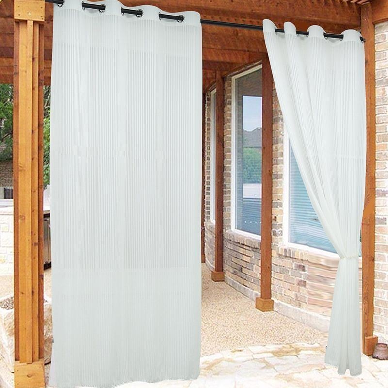 Cortina Transparente Para Áreas Externas Feita Sob Medida, À Prova De Ferrugem, Para Cobertura De Pátio