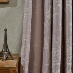 Cortina Retro Semi Blackout Feita Sob Medida Cortina Jacquard De Precisão Sala De Estar