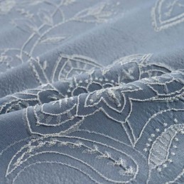 Cortina Retro Semi Blackout Feita Sob Medida Cortina Jacquard De Precisão Sala De Estar