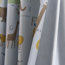 Cortina Blackout Sob Medida Cortina Com Estampas De Animais Para Quarto Infantil