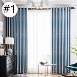 Cortina Com Estampa De Árvores Feita Sob Medida, Conjunto De Cortinas De Linho Texturizadas Para Janela De Quarto