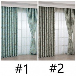 Cortina Blackout Americana Pastoral Com Estampa De Pássaros, Feita Sob Medida, Para Sala De Estar E Quarto