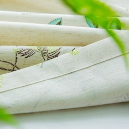 Cortinas Blackout Com Estampa Tropical, Cortinas De Folhas Verdes Sob Medida Para Quarto