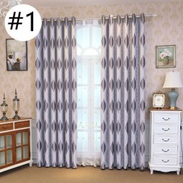 Cortina Blackout Nordic Max Feita Sob Medida Com Estampa De Jacquard De Videira Para Quarto