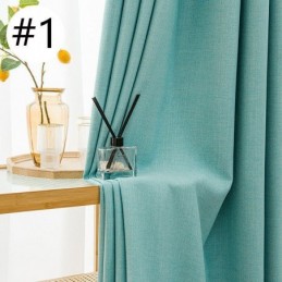 Cortinas Modernas De Cor Sólida, Cortina Blackout Feita Sob Medida Para Sala De Estar, Quarto