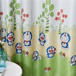 Cortina Blackout Estampada Doraemon Feita Sob Medida Para Quarto De Criança