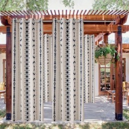 Cortinas Externas À Prova D'Água, Cortina De Bloqueio De Calor, Feita Sob Medida Para Pátio, Pérgola E Varanda