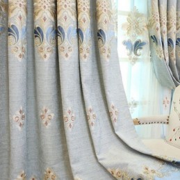 Cortina De Chenille Feita Sob Medida Cortina Estilo Europeu Tratamento De Janela