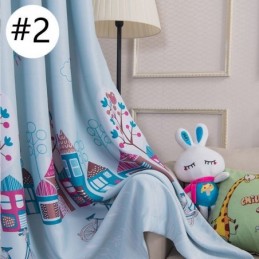 Cortina Blackout De Janela De Desenho Animado Para Quarto Infantil Cortina Feita Sob Medida