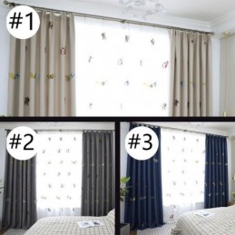 Cortina Blackout Sob Medida Cortina Gatinho Bordado Quarto