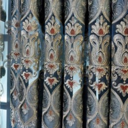 Cortina De Chenille Sob Medida Cortina Estilo Europeu Tratamento De Janela Sala De Estar