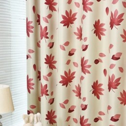 Cortinas Blackout Com Estampa De Folhas Para Sala De Estar