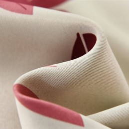 Cortinas Blackout Com Estampa De Folhas Para Sala De Estar