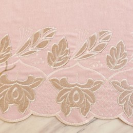 Cortina Para Casa Feita Sob Medida Cortina Estilo Europeu Bordado Floral