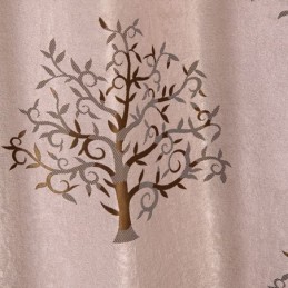 Cortinas Blackout Modernas Com Tecido Jacquard Em Formato De Árvore