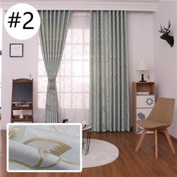 Cortinas Blackout Com Estampa De Folhas Para Sala De Estar