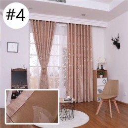 Cortinas Blackout Com Estampa De Folhas Para Sala De Estar