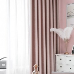 Cortina Para Casa Feita Sob Medida Cortina Estilo Nórdico Cor Sólida