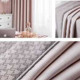 Cortina Para Casa Feita Sob Medida Cortina Estilo Nórdico Cor Sólida
